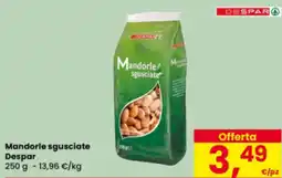 Eurospar Mandorle sgusciate Despar offerta