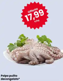 Eurospar Polpo pulito decongelato offerta