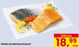 Eurospar Filetto di salmone fresco offerta