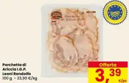 Eurospar Porchetta di Ariccia I.G.P. Leoni Randolfo offerta