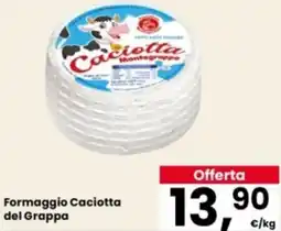Eurospar Formaggio Caciotta del Grappa offerta