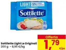 Eurospar Sottilette Light Le Originali offerta
