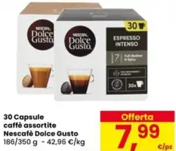 Eurospar 30 Capsule caffè Nescafè Dolce Gusto offerta