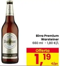 Eurospar Birra Premium Warsteiner offerta