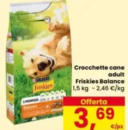 Eurospar Crocchette cane adult Friskies Balance offerta