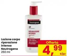 Eurospar Lozione corpo riparazione intensa Neutrogena offerta