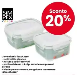 Eurospar Contenitori Click&Close offerta