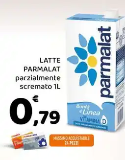 Conad LATTE PARMALAT parzialmente scremato 1L offerta