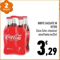 Conad BIBITE GASSATE IN VETRO offerta