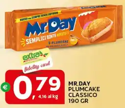 Extra Supermercati Mr.day plumcake classico offerta