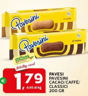 Pavesi pavesini cacao/caffè/ classici