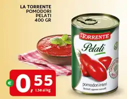 Extra Supermercati La torrente pomodori pelati offerta