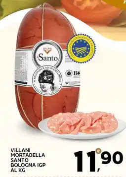 Extra Supermercati Villani mortadella santo bologna IGP offerta