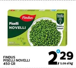 Extra Supermercati Findus piselli novelli offerta