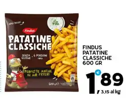 Extra Supermercati Findus patatine classiche offerta