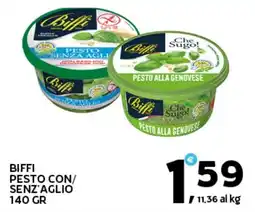 Extra Supermercati Biffi pesto con/ senz'aglio offerta