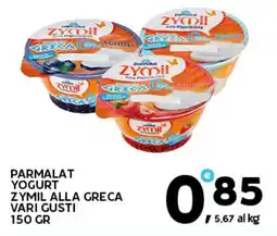 Extra Supermercati Parmalat yogurt zymil alla greca offerta