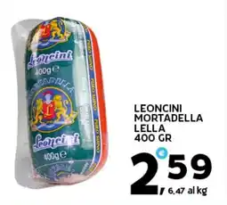 Extra Supermercati Leoncini mortadella lella offerta