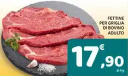 Conad Fettine per griglia di bovino adulto offerta