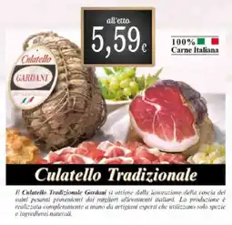 Doro Supermercati Culatello Tradizionale offerta