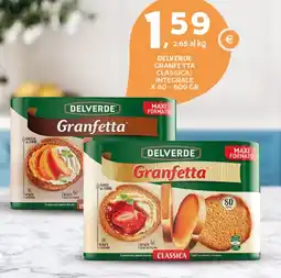 Extra Supermercati Delverde granfetta classica/ integrale offerta