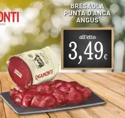 Doro Supermercati Rigamonti bresaola punta d'anca angus offerta