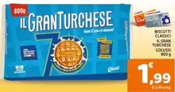 Conad Biscotti classici il gran turchese COLUSSI offerta