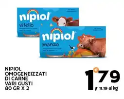 Extra Supermercati Nipiol omogeneizzati di carne offerta
