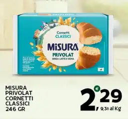 Extra Supermercati Misura privolat cornetti classici offerta