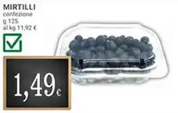 Doro Supermercati Mirtilli offerta
