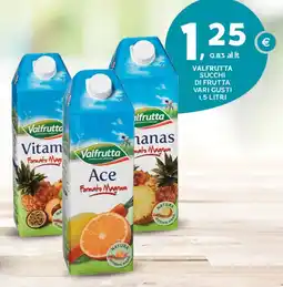 Extra Supermercati Valfrutta succhi di frutta offerta