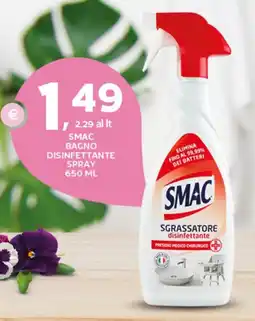 Extra Supermercati Smac bagno disinfettante spray offerta