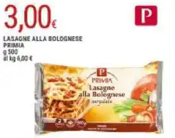 Doro Supermercati Lasagne alla bolognese PRIMIA offerta