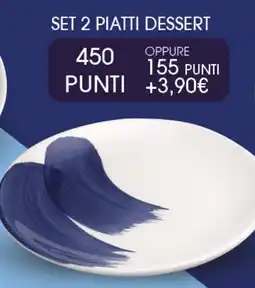 Extra Supermercati Set 2 piatti dessert offerta