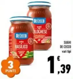 Conad Sughi DE CECCO offerta