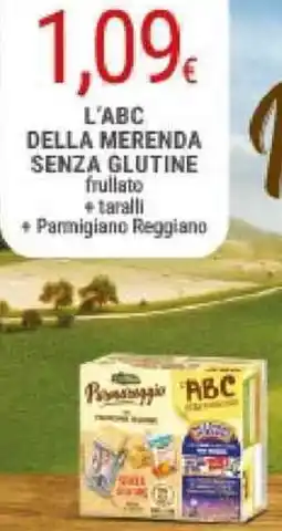 Doro Supermercati L'abc della merenda senza glutine frullato + taralli + parmigiano reggiano offerta