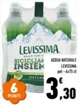 Conad Acqua naturale LEVISSIMA offerta