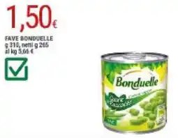 Doro Supermercati Fave BONDUELLE offerta