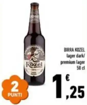 Conad Birra KOZEL offerta