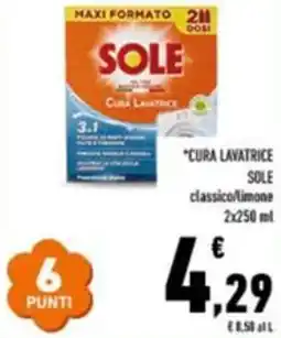 Conad Cura lavatrice SOLE offerta