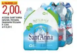 Doro Supermercati Acqua sant'anna naturale, frizzame, llevemente frizzante offerta