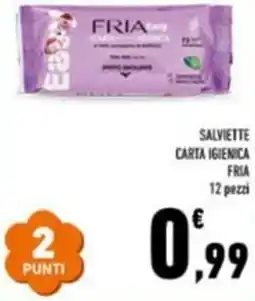 Conad Salviette carta igienica FRIA offerta