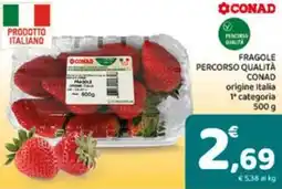 Conad Fragole percorso qualità CONAD offerta