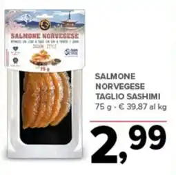 Todis Salmone norvegese taglio sashimi offerta