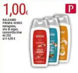 Doro Supermercati Balsamo primia sense melagrana, olio d'argan, camomila/aloe offerta