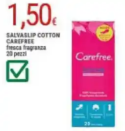 Doro Supermercati Salvaslip cotton carefree fresca fragranza offerta