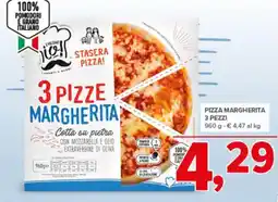 Todis Pizza margherita 3 pezzi offerta