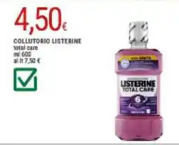 Doro Supermercati Collutorio listerine total care offerta