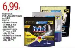 Doro Supermercati Pastiglie per lavastoviglie all in 1 FINISH offerta