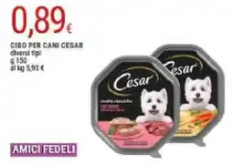 Doro Supermercati Cibo per cani CESAR offerta